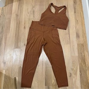 Aerie Workout Leggings and Bra Set